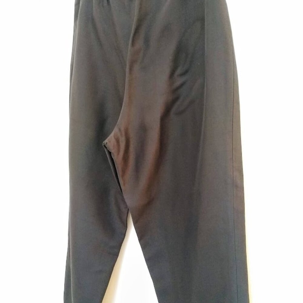French Laundry  M   black silk ankle pants - Picture 3 of 14